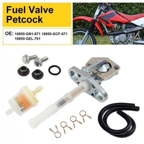 Switch Petcock For Valve 85-03 Honda XR100R XR70R XR80R XR50R Fuel Fuel Tank NEW
