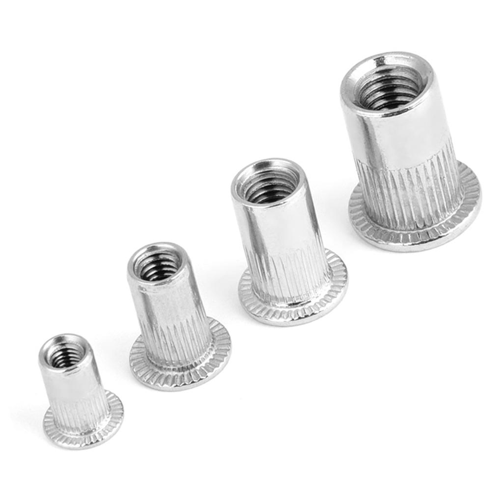 200pcspcs Threaded Insert M3, M4, M5, M6 304 Stainless Steel Blind Rivet Nut Set