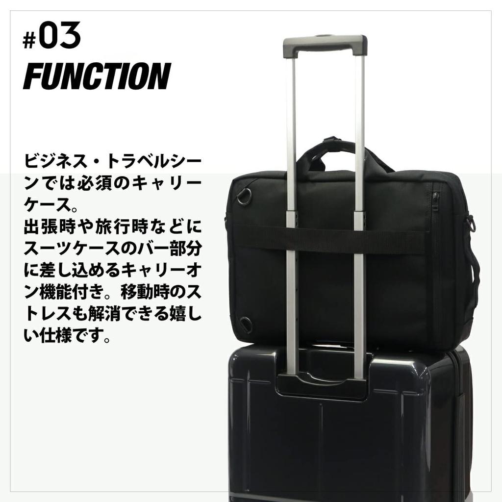 GRIT 3WAY Briefcase Our Store Limited Model [Masterpiece] 43211-G Black/10