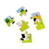 Kinder erstellen ein Puzzle mit Nutztieren (Packung mit 4)