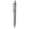 CNC Aluminum Automatic Ballpoint Pen High Hardness Signature Pen Stationery Gift0.5mm Gray