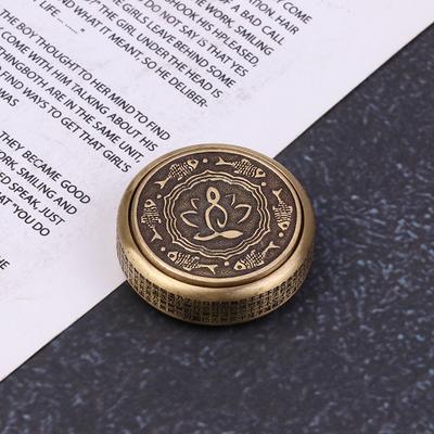 Zen Buddha mosaz měděný gyroskop Spinner na odlehčení stresu