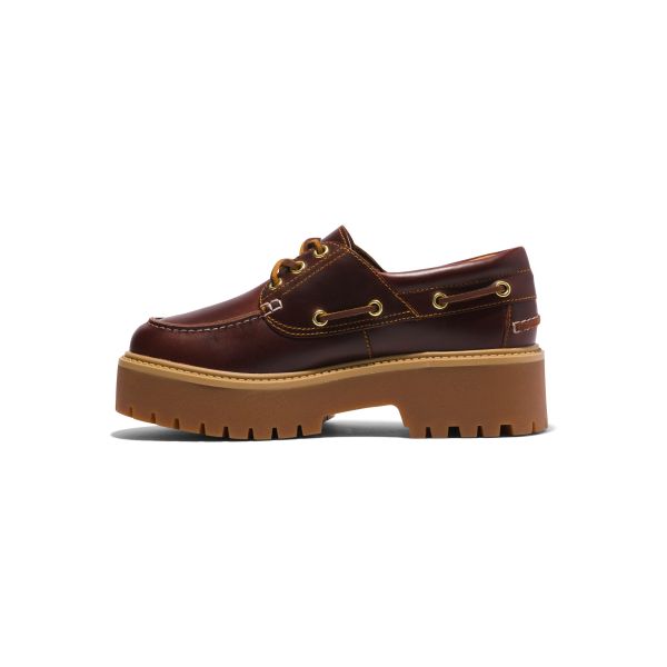 Timberland Premium Series Fashion Simple Sailing Shoes Women Shoes Brown A2QDMD57