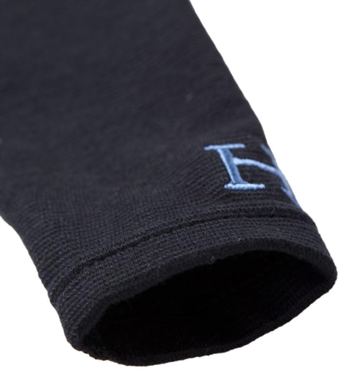 [HOLLYWOOD RANCH MARKET] Kids' Stretch French Rib Long Sleeve T-Shirt (JP, Alphabet, XL, Black)