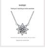 Kuaishou Douyin Sunflower Moissanite Women's Luxury Necklace Pendant
