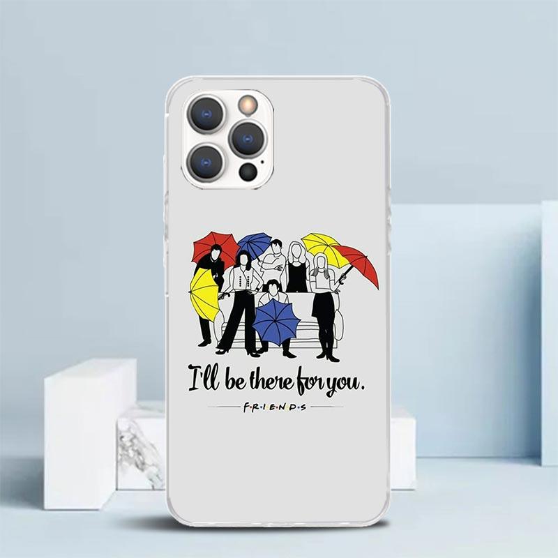 Friends Tv Show Funny Family Phone Case For IPhone 16 17 Air 16E 15 14 Plus 13 Mini 12 11 Pro Max 7 8 + SE 2020 Soft TPU Back Co