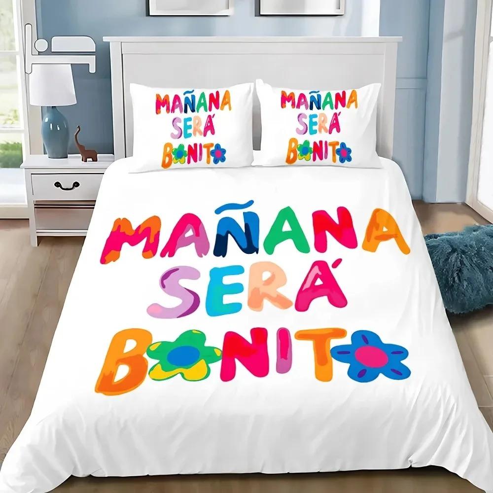 Bettdecke Schöne Karol G Manana Bettwäscheset Erwachsener JungeMädchen Schlafzimmerdekoration Kindergeschenk Einzel Doppel Großformat