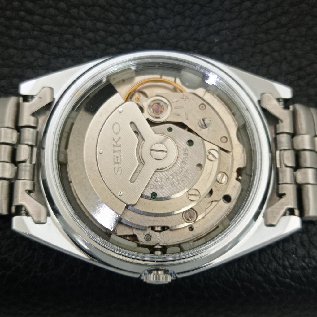 VINTAGE REFURBISHED SEIKO AUTOMATIC 6309A JAPAN MENS GREEN DIAL WATCH A442716-1