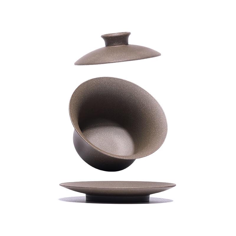 Bainian Liyong Yixing Zisha San Cai Gaiwan