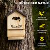 Bat Box Set of 3, Made of Fir Wood, Bat House for Bats, for Hanging In Gardens, 21.5 X 11.5 X 34 Cm