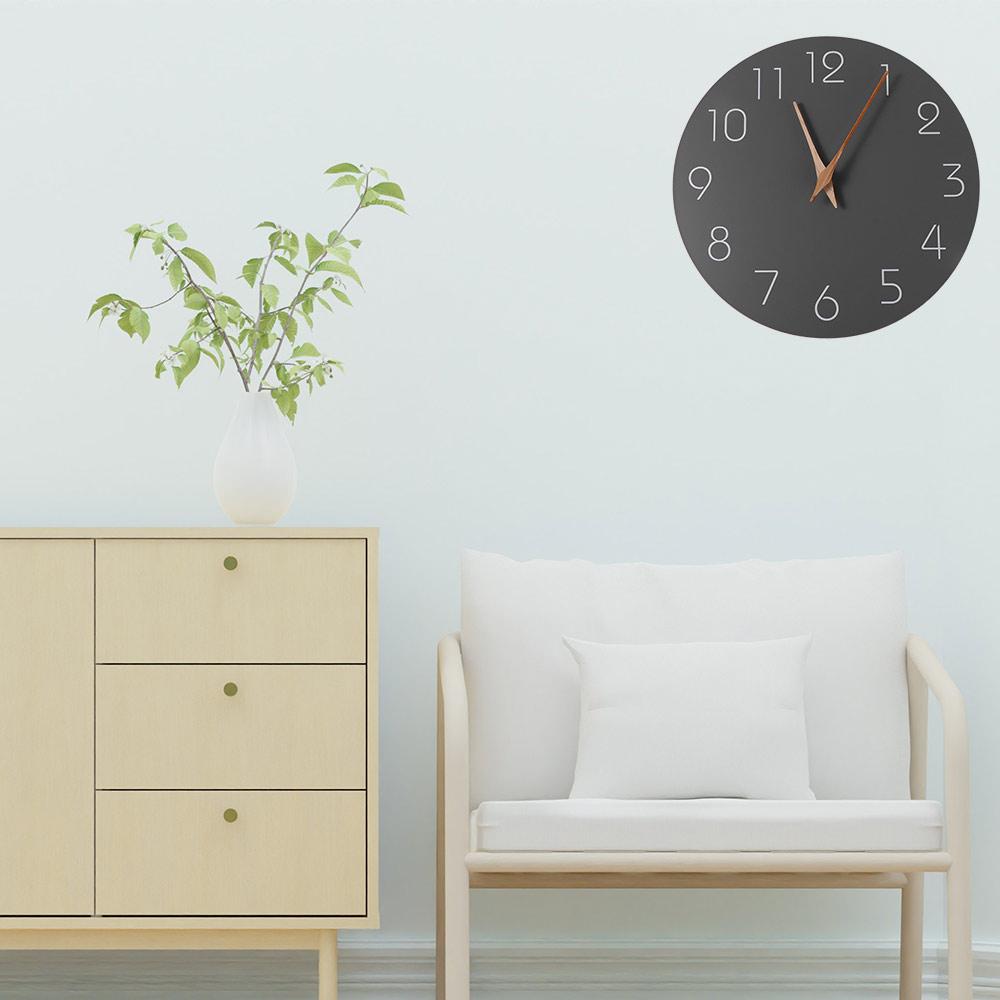 Minimalist Style Silent Clock Non Ticking Digital Clock Decorative Scale Clock  Office Use