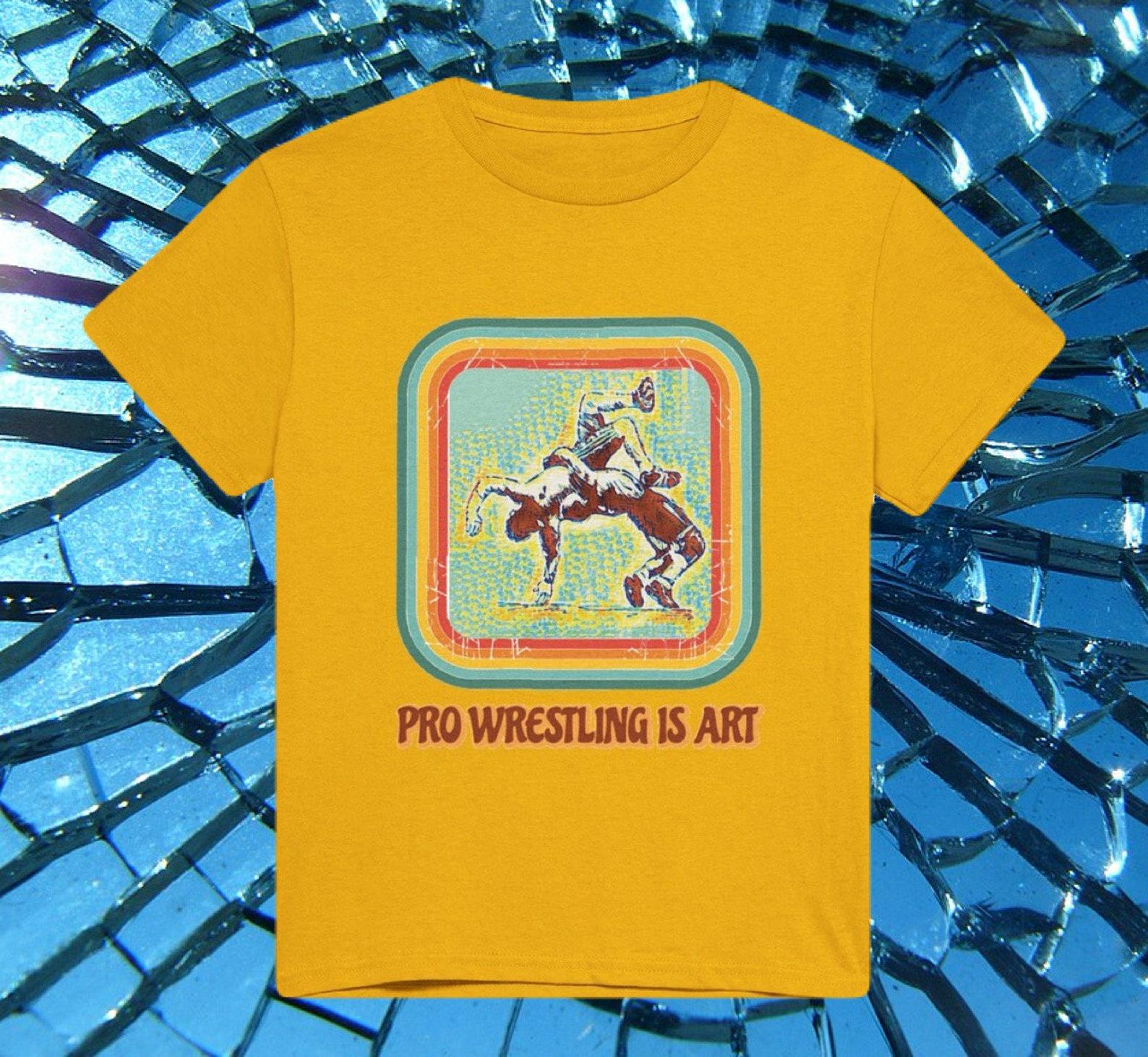Pro wrestling is art - Heavyweight Unisex Crewneck T shirt 3XL