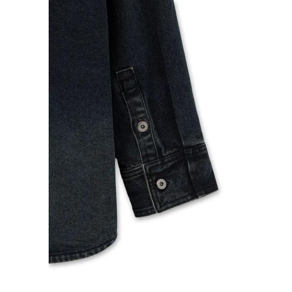[wooyoungmi] Blue Back Logo Denim Shirt W263SH27988L