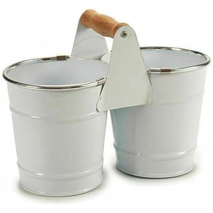 Pot De Fleurs - IBERGARDEN - Standard - Multicolore - 25 X 44 X 45 Cm - Hauteur 45 Cm