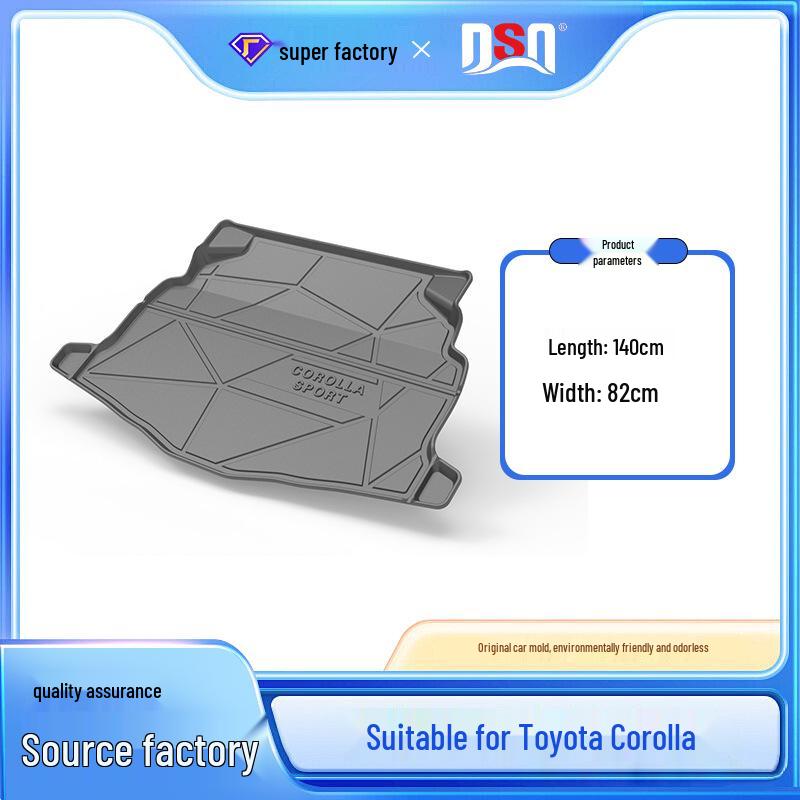 

Гибридный коврик в багажник Toyota Corolla Cross - Аксессуар для интерьера автомобиля TPE Trunk Mat