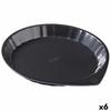 Moule Pour Four Pyrex Magic Rond Noir Plat Ø 30 Cm (6 Unités)