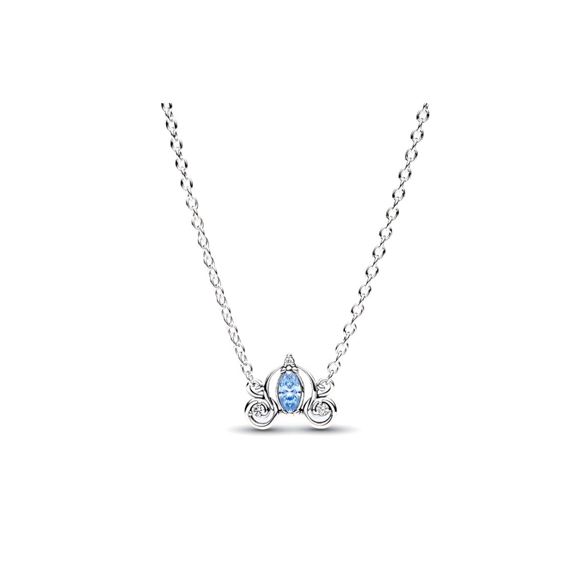 Pandora Hollow Pendant Necklace Women necklace Silver 393057C01-45 Shopping Bag