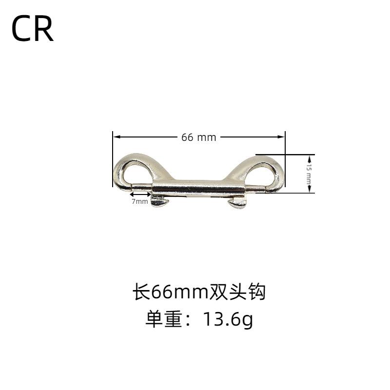 

66mm 80mm 88mm 100mm Double Ended Scuba Diving Hook Stainless Steel Eye Bolt Quick Pull Hook Convenient and Practical