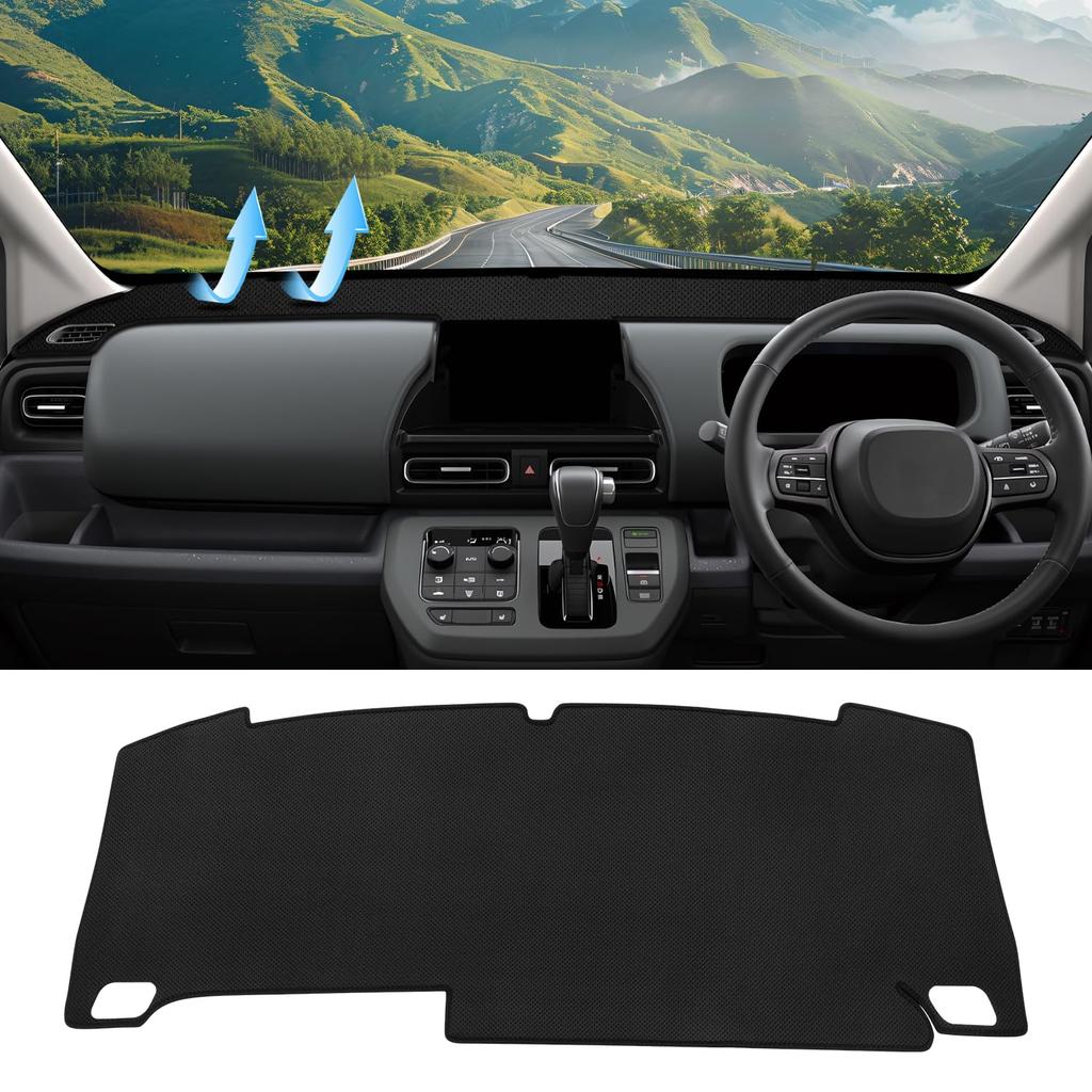 CARVANTA Dashboard Mat for Honda New Freed GT Series Compatible with 2024 Mesh Cloth Dash Custom Sun Reduces and Prevents Deterioration Set of 1 (3rd