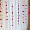 Wedding Pull Flower Curtain: Hanging Decoration for Bride & Groom's Room, Living Room, and Door. Perfect for New House or Wedding Arrangement.