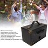 Vintage   Spker Multifunction M3 Lther Hvy Bass Knob Control Portable Wireless Spker for Outdoor Party