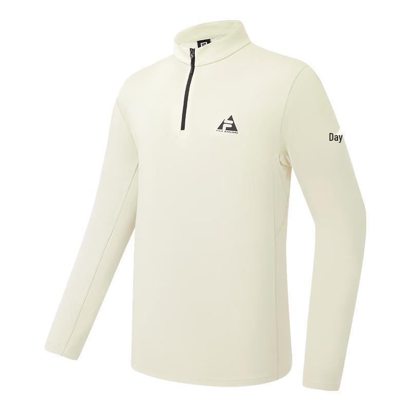 FILA Men's Fleece-Lined Half-Zip Knit Long Sleeve Top