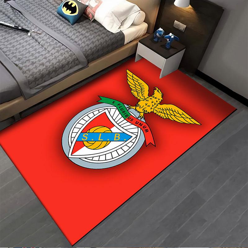 Eagle Emblem On Red Carpet Suitable As a Non-slip Mat for the Living Room or Bedroom Sofa