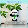 Schattige Pluche Sleutelhanger Bamboe Blad Panda Pop Schattig Cadeau Voor Vrienden En Familie