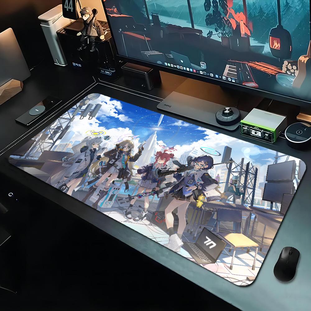 Blue Archive Mousepad Boy Pad Natural Rubber Gaming Mousepad Desk Mat Size For Gameing World Of Tanks CS GO Zelda