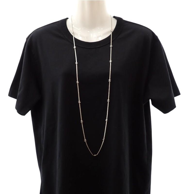 CHANEL  Necklace Silver metal Women