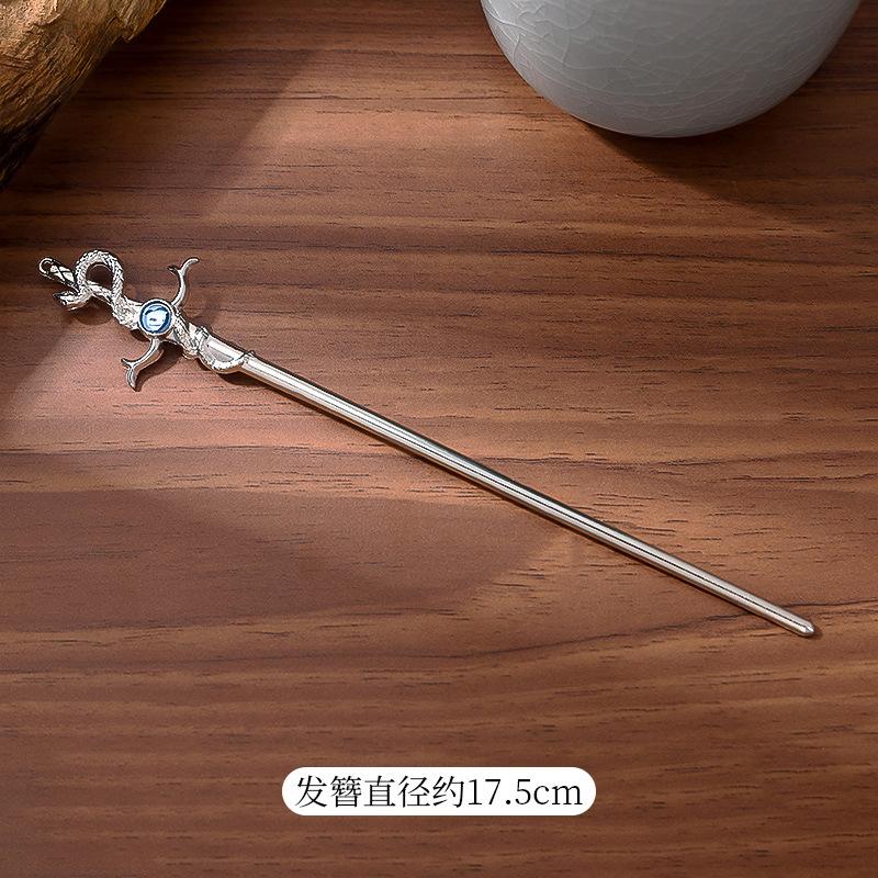 Spinka do włosów Hanfu Nowa Spinka Płytkowa Styl Chiński Kobiety Prosta Elegancka Codzienna Cheongsam Kołysząca się Spinka Akcesoria do Włosów Prezent