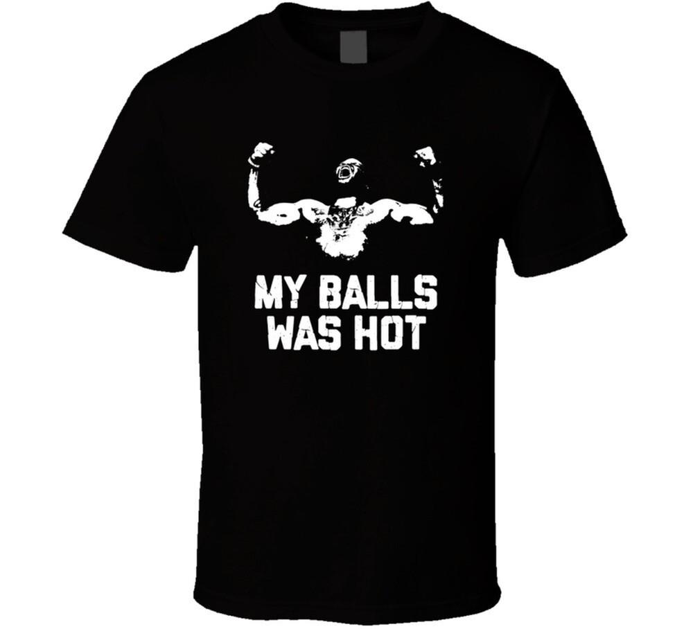 Derrick Lewis My Balls Was Hot Silhouette Mma Fighter Cool T Shirt Unisex T-Shirt XXXXL