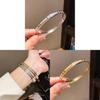 Edelstahl Zirkon Stern Armreif Mit Elegantem Design Für Modische Frauen