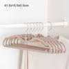 5pcs Short Neck Rubber Clothes Hangers Anti-slip Design Pet T-shirt Skirt Towel Drying Racks Space Saving Storage Clothes Hanger