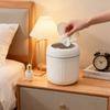 Desktop Trash Can with Lid Garbage Waste Bin Organizer Bedroom Office Desk Storage Box Mini Pressing Light Luxury Car Trash Can
