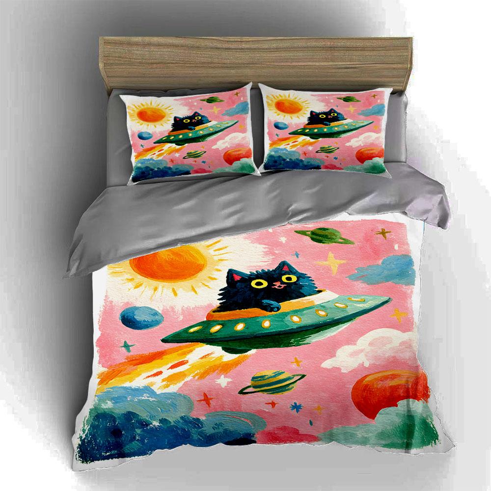 Bright, Cosmic, Playful. Bedding Duvet Cover Sets Duvet Covers Pillowcases Gifts (1 * Duvet Cover 2 * Pillowcases, Without Duvet Insert)