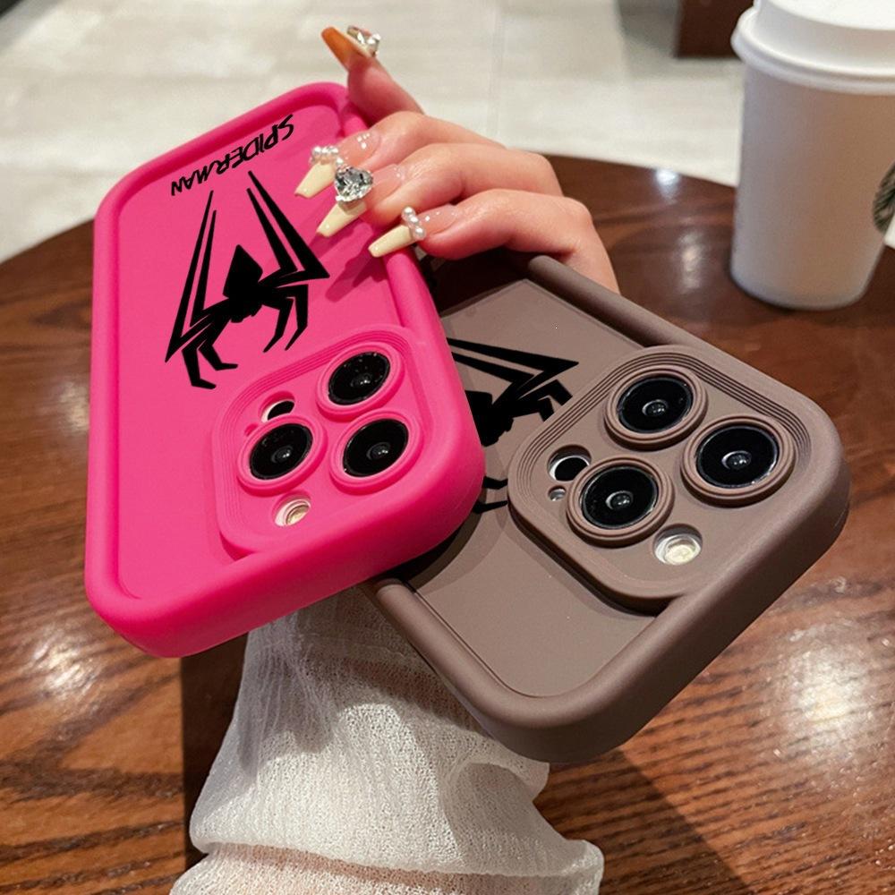Hot-selling Spiderman Mobile Phone Case Apple 11 Protective Case iPhone14Pro Anti-drop Men's Mobile Phone Case