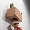 Wall Mounted Planters for Indoor Plants Succulent Planter Pot Wall Planter with Hidden Drip Tray Living Hanging Wall Planter
