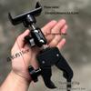 360° Shockproof Excavator Phone Holder with Rearview Mirror Mount and Heavy-Duty Crab Claw Clip for Trucks