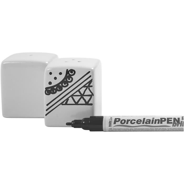 Salz- und Pfefferset aus Porzellan mit glänzender Oberfläche. Art.-Nr. 55604