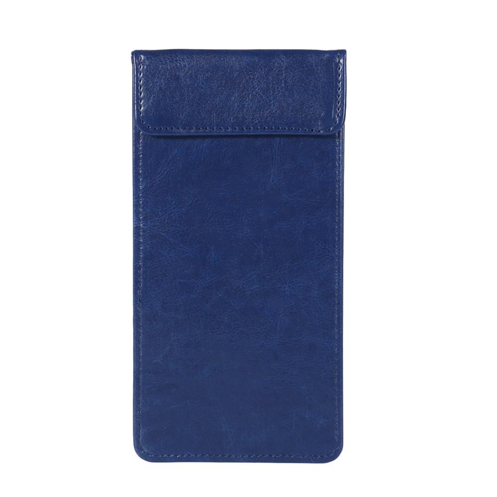 Magnetic Snap Bill Book PU Leather Cash Book Fashion Credit Card Signature Folder  Office School