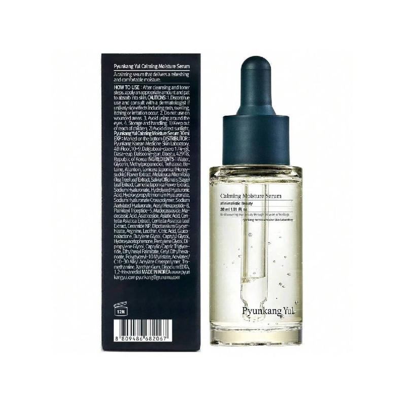 Pyunkang Yul Ser Hidratant Calmant 30ml Pentru Putere Hidratantă Zilnică Puternică, Revitalizarea Pielii și Îngrijire Calmantă Cu Centella Asiatica, Arbore de Ceai