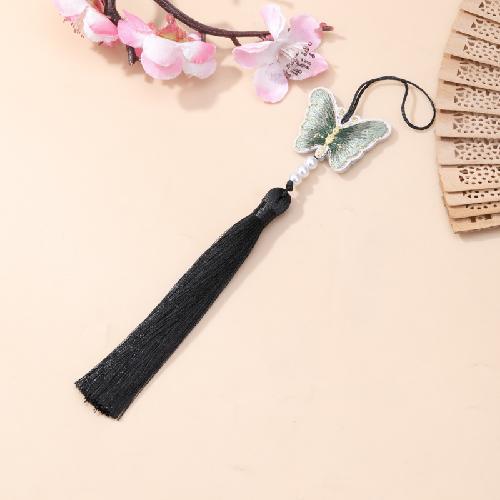 Qingxin Palace Bell Tassel Pendant Hanfu Waist with Yunmeng Jiang Pendant Palace Bell Ancient Style Accessories Fan Pendant Hanging Ear