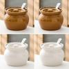 Ruhan Ceramic 450ml Double Boiler Stew Pot Set