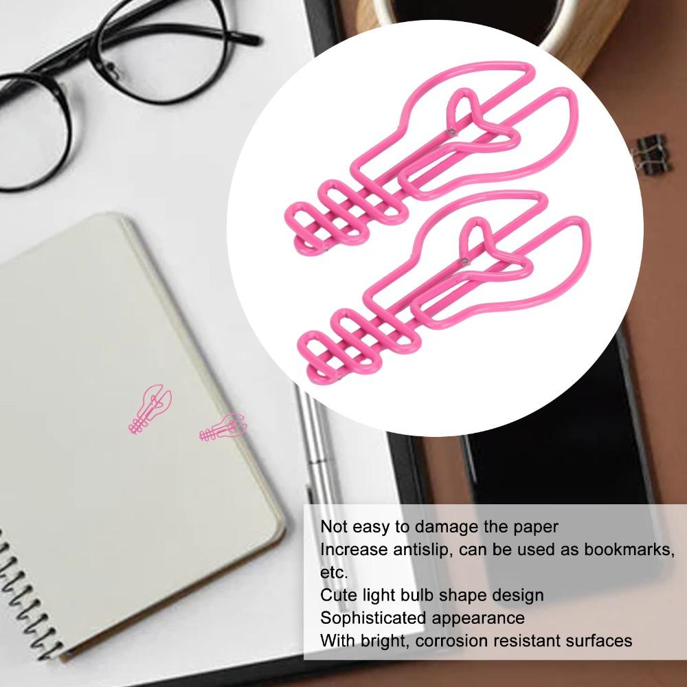 100 st Gula/Rosa Lökformade Gem Lökformade Kontorsgem Bröllopsdekoration