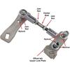 Doorlockpin New Jeep Cherokee transfer case linkage kit for XJ/MJ Comanche New easy tall version Stainless Steel