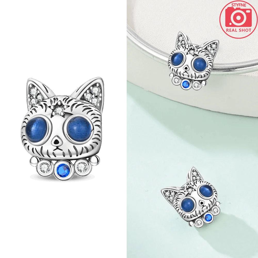 Exquisite Brown Pufferfish Flowers Cat Animal Dog Copper Original Charms Beads Fit Bracelet Women Jewelry Diy Gift Accessory