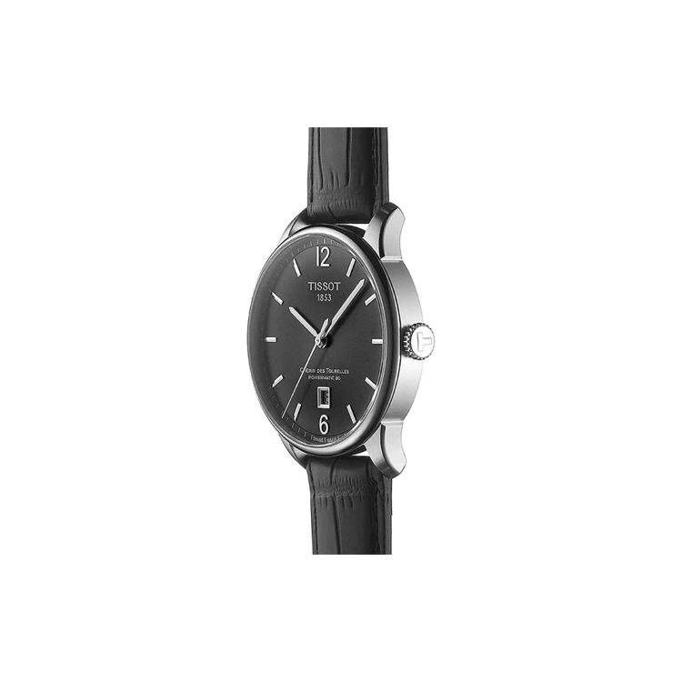 TISSOT Tourelles Collection Mechanical Movement Men's Watches Watch 42mm Black Dial Stainless Steel Case T099.407.16.447.00
