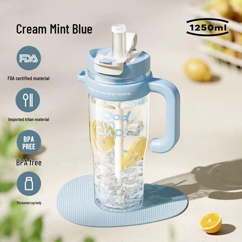 RELEA Tritan Dual-Drink Large Capacity Water Bottle