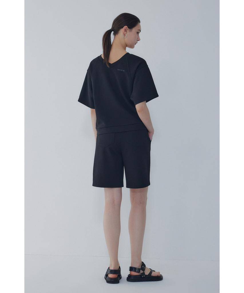 Bobeu Embroidered Two-Way T-Shirt_Black 7156240008